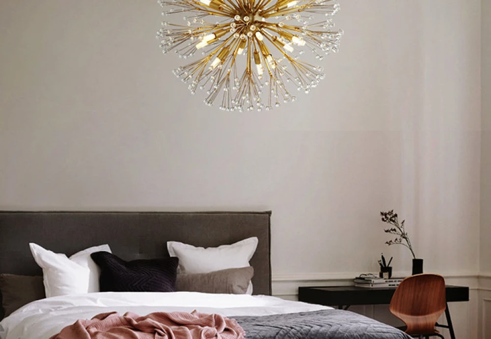 round crystal chandelier